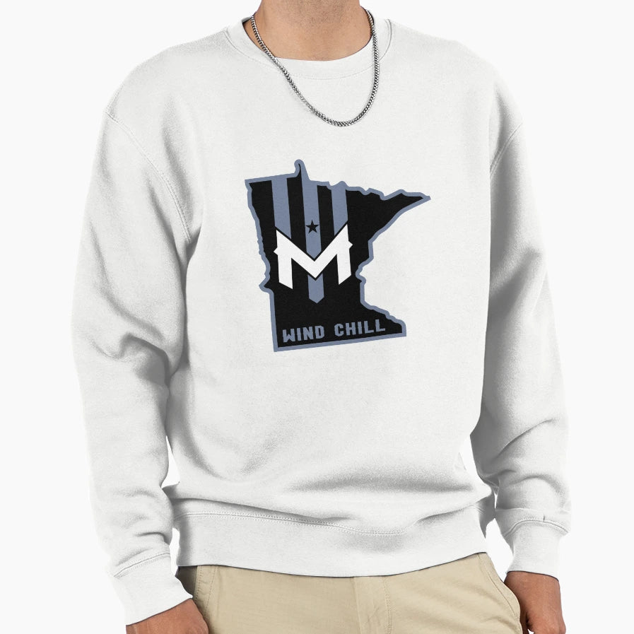 Wind Chill Mn Outline Sweatshirt - Aesthetic Graphic for Adults - T-Shirt, Sweatshirt, Hoodie