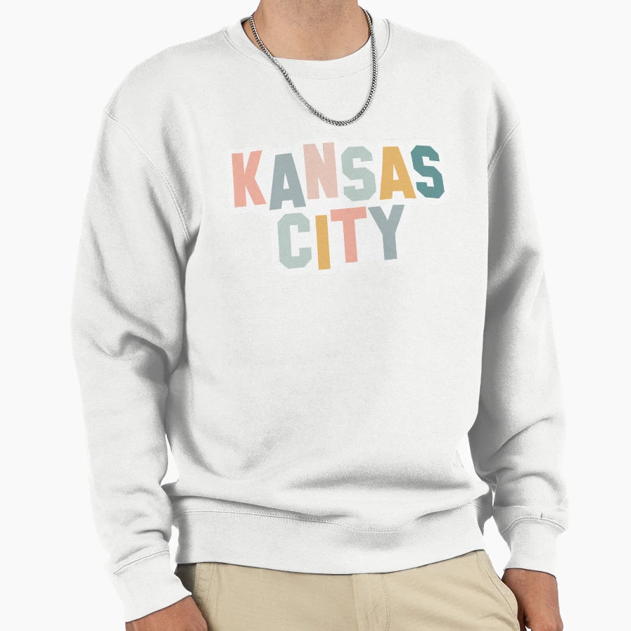Kansas City Pastels Sweatshirt - Aesthetic Graphic Unisex - T-Shirt, Sweatshirt, Hoodie