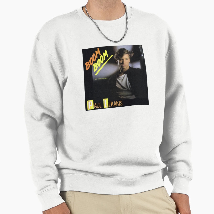 Paul Lekakis Boom Boom Sweatshirt - Minimalist Print Men Women - T-Shirt, Sweatshirt, Hoodie