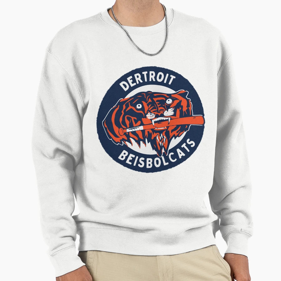 Dertroit Beisbolcats Sweatshirt - Custom Art Print Men Women - T-Shirt, Sweatshirt, Hoodie