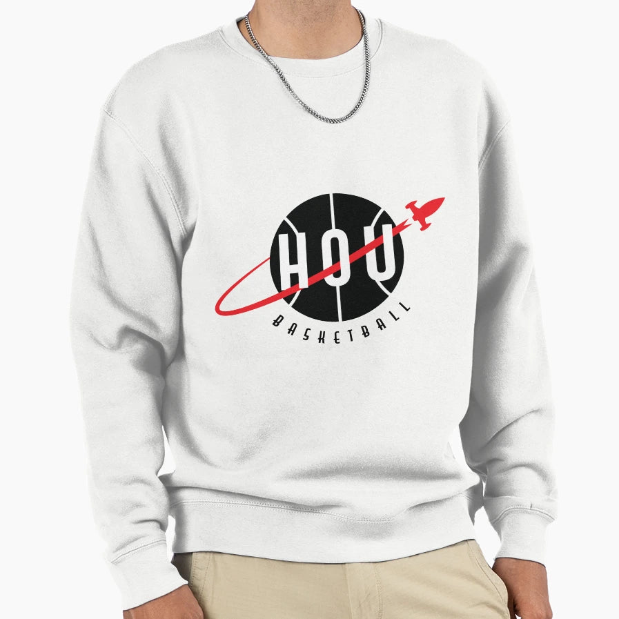Hou Basketball Sweatshirt - Aesthetic Graphic for Adults - T-Shirt, Sweatshirt, Hoodie
