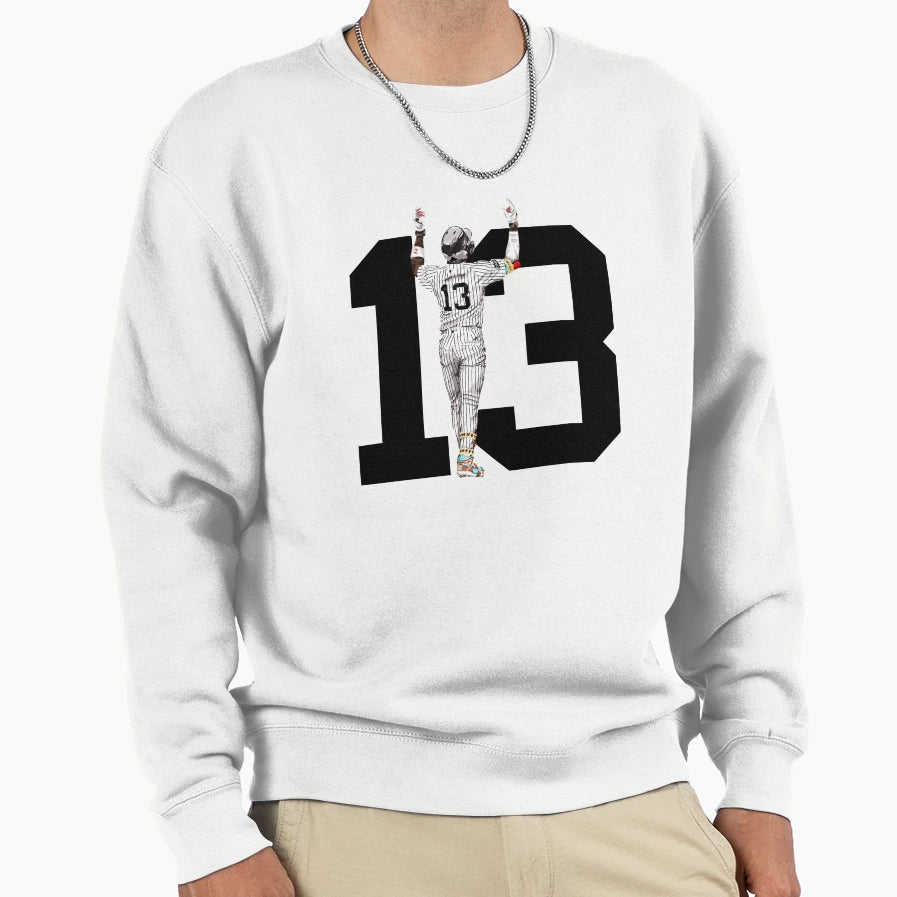 Jazz Chisholm Jr 13 Sweatshirt - Casual Everyday Wear Unisex - T-Shirt, Sweatshirt, Hoodie