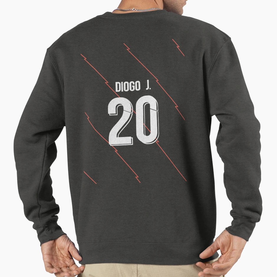 Diogo Jota Liverpool Home Sweatshirt - Casual Everyday Wear for Adults - T-Shirt, Sweatshirt, Hoodie