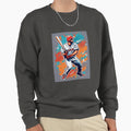Baseball Player Colorful Sweatshirt - Custom Art Print for Adults - T-Shirt, Sweatshirt, Hoodie