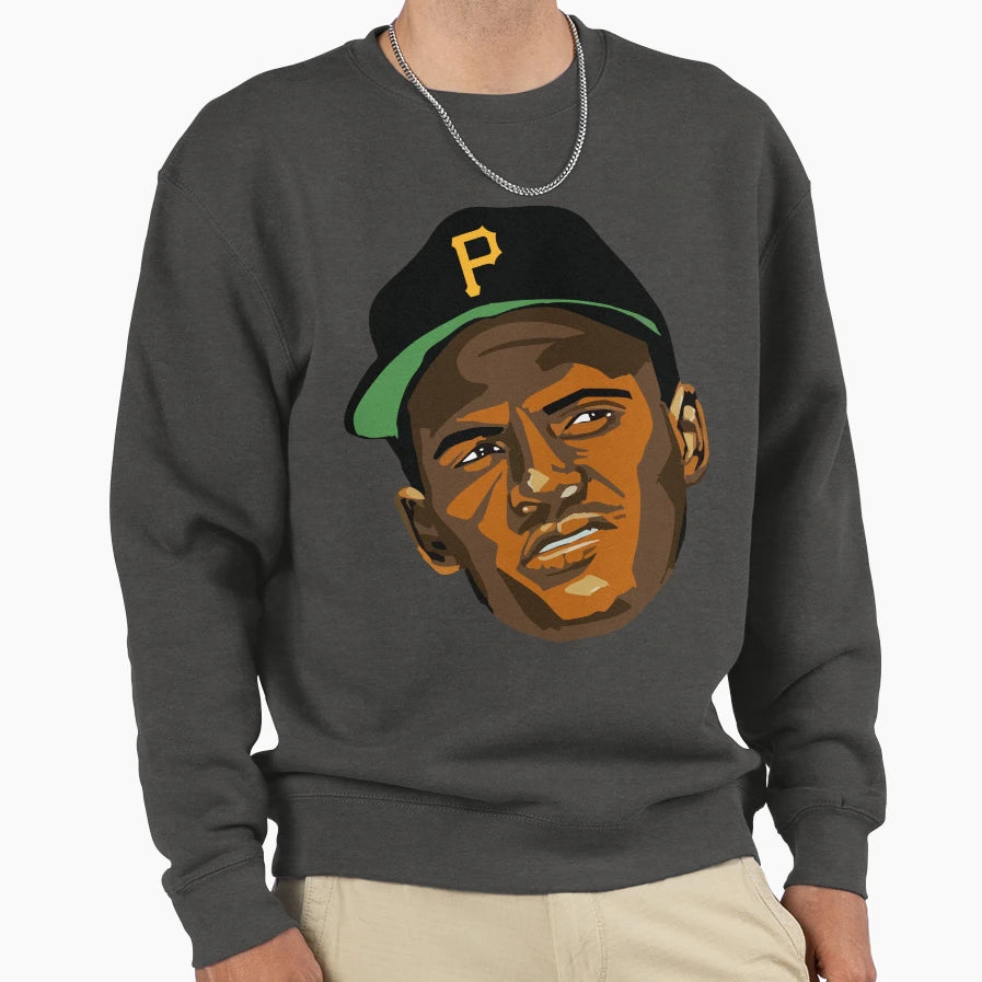 Roberto Clemente Sweatshirt - Aesthetic Graphic Men Women - T-Shirt, Sweatshirt, Hoodie