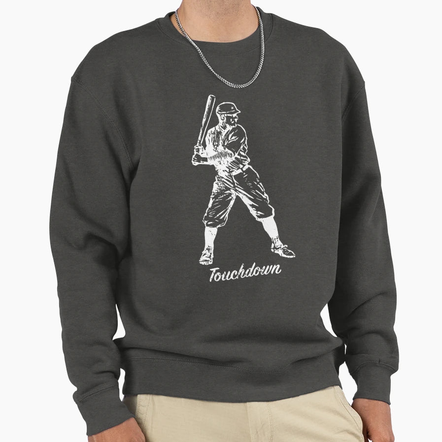 Sportsball Baseball Touchdown Sweatshirt - Aesthetic Graphic Unisex - T-Shirt, Sweatshirt, Hoodie