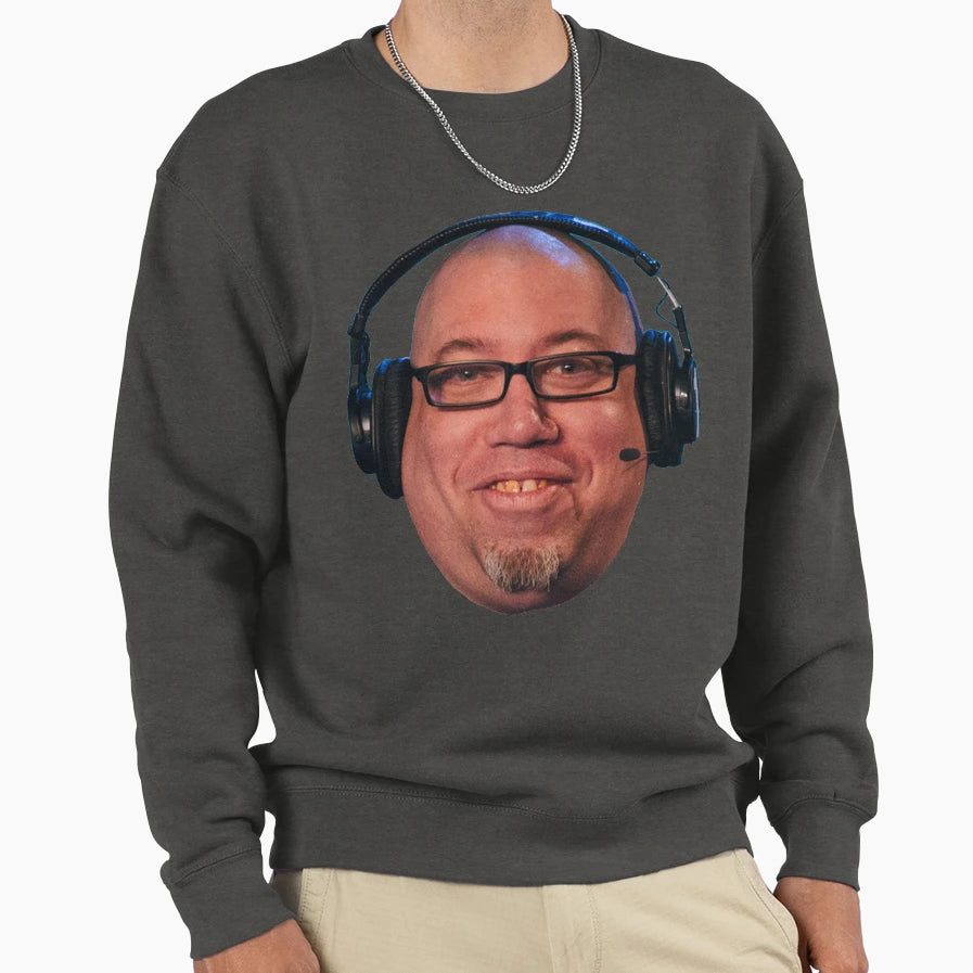 High Pitch Erik Head Erik Bleaman Stern Sweatshirt - Unique Graphic Unisex - T-Shirt, Sweatshirt, Hoodie