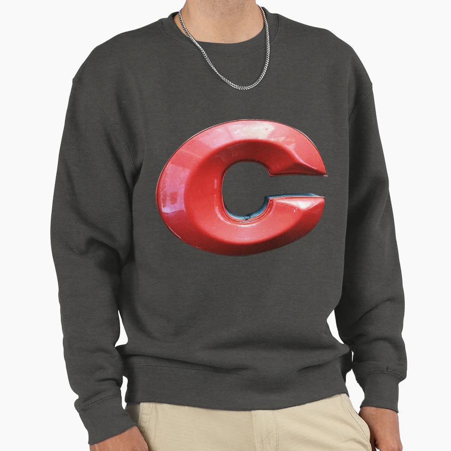 Alphabet C Colorful Sweatshirt - Aesthetic Graphic for Adults - T-Shirt, Sweatshirt, Hoodie