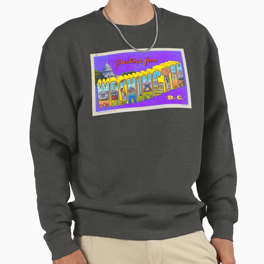 Washington Dc Sweatshirt - Custom Art Print Unisex - T-Shirt, Sweatshirt, Hoodie