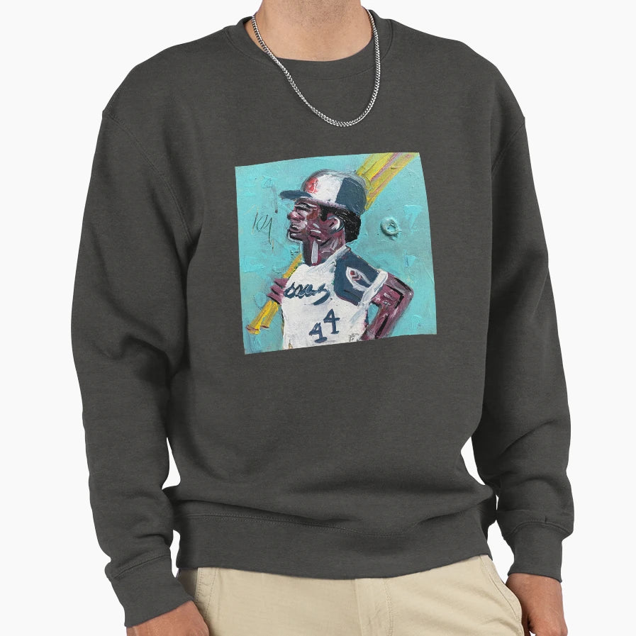 Hank Aaron Sweatshirt - Graphic Print for Adults - T-Shirt, Sweatshirt, Hoodie