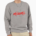 Miami Star Calligraphy Sweatshirt - Casual Everyday Wear for Adults - T-Shirt, Sweatshirt, Hoodie