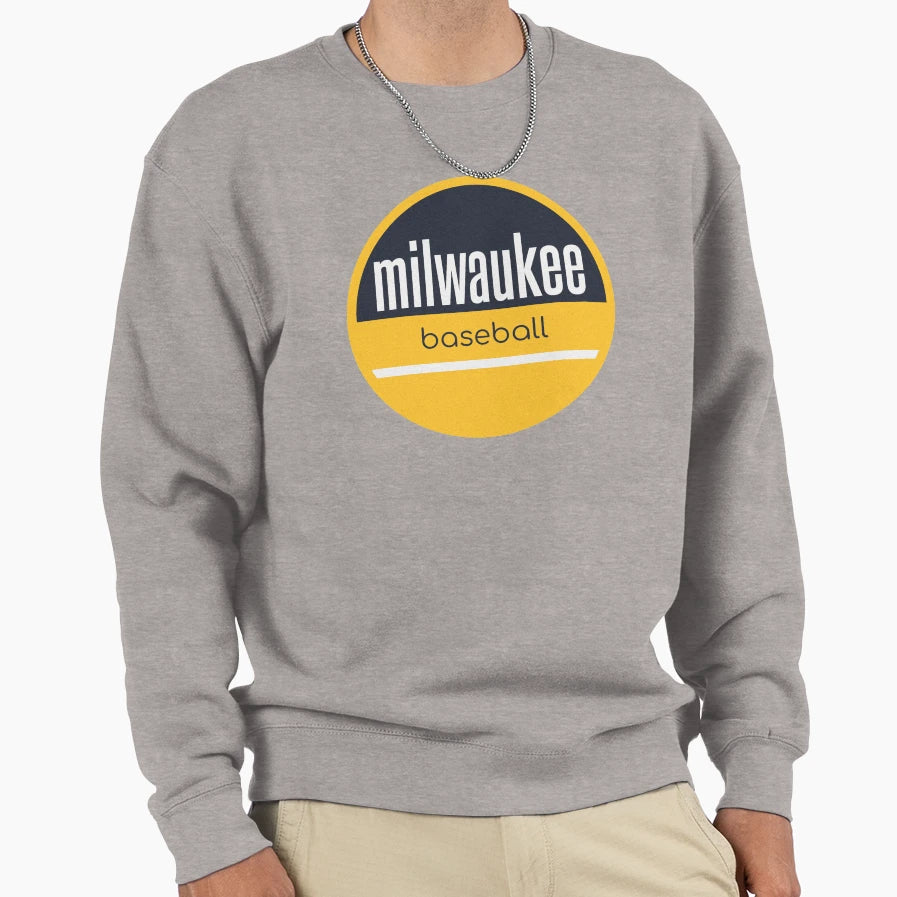 Milwaukee Baseball Sweatshirt - Trendy Graphic for Adults - T-Shirt, Sweatshirt, Hoodie