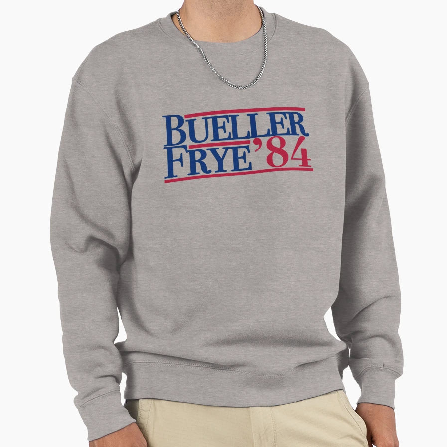 Bueller Frye 84 Sweatshirt - Aesthetic Graphic for Adults - T-Shirt, Sweatshirt, Hoodie