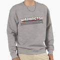 Washington Dc Stripes Sweatshirt - Unique Graphic Men Women - T-Shirt, Sweatshirt, Hoodie