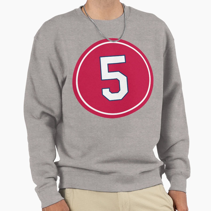 Albert Pujols 5 Jersey Number Sweatshirt - Trendy Graphic for Adults - T-Shirt, Sweatshirt, Hoodie