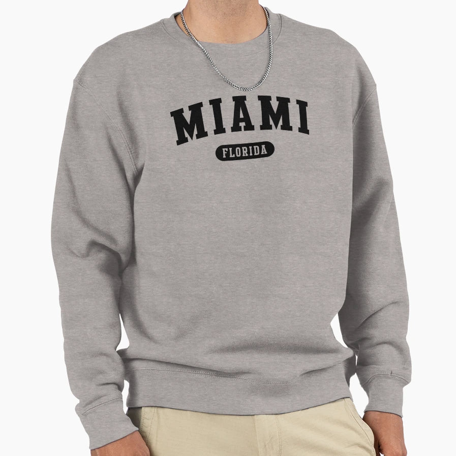 Miami Fl Sweatshirt - Novelty Apparel Men Women - T-Shirt, Sweatshirt, Hoodie