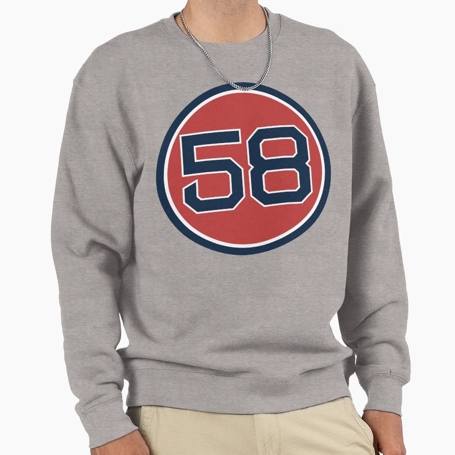 Jonathan Papelbon 58 Jersey Sweatshirt - Casual Everyday Wear for Adults - T-Shirt, Sweatshirt, Hoodie