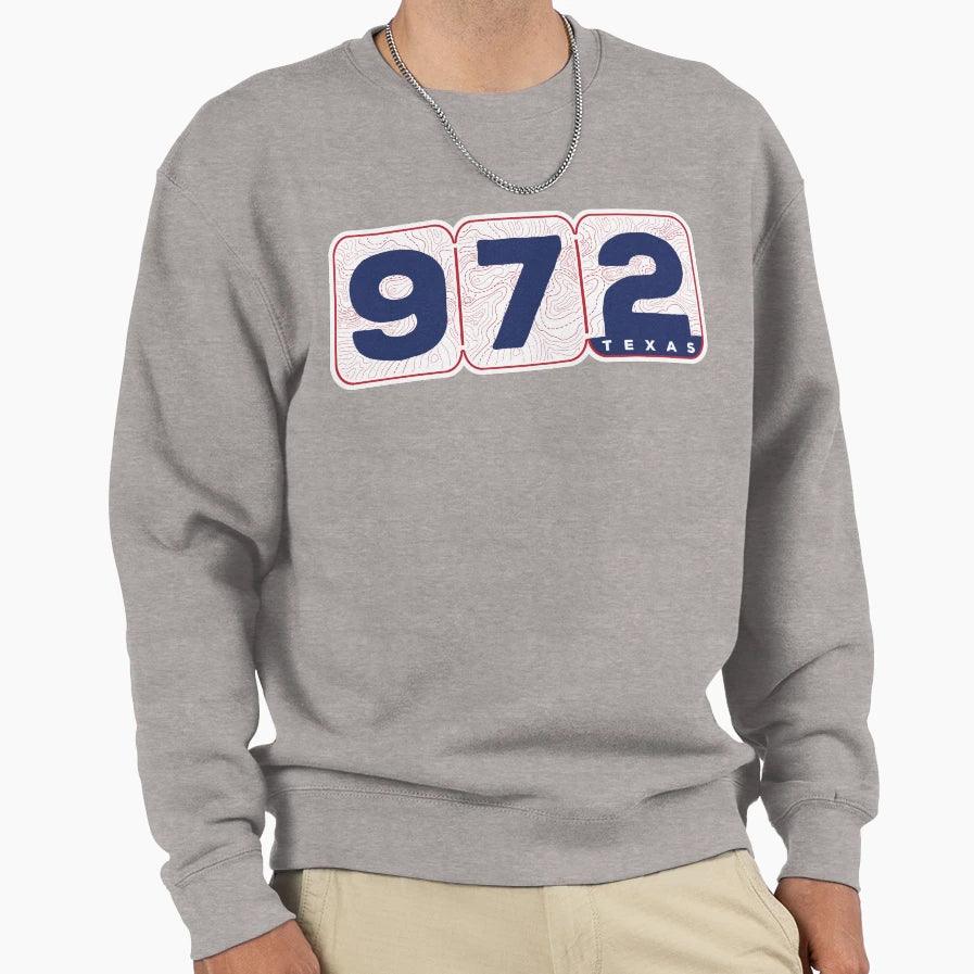 Area Code 972 Pt 2 Sweatshirt - Aesthetic Graphic Men Women - T-Shirt, Sweatshirt, Hoodie