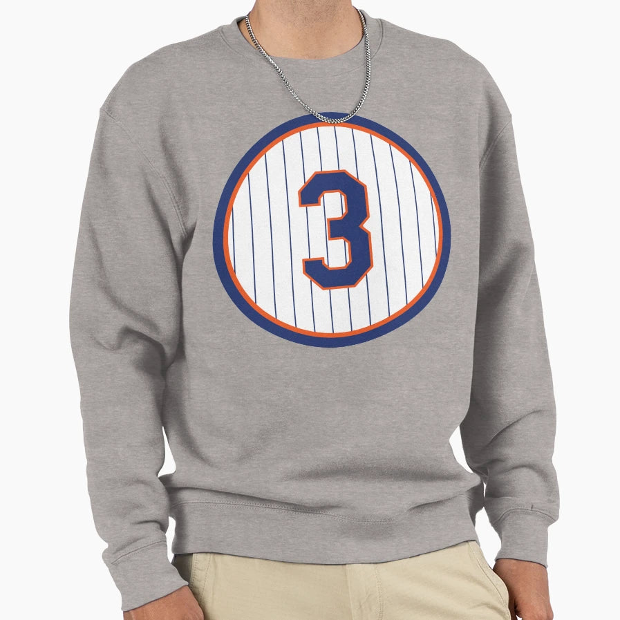 Curtis Granderson 3 Jersey Number Sweatshirt - Unique Graphic for Adults - T-Shirt, Sweatshirt, Hoodie