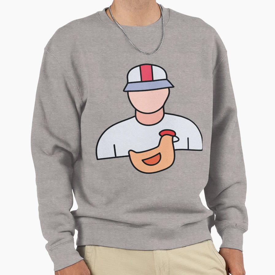 Chicken Jockey Chicken Sweatshirt - Unique Graphic for Adults - T-Shirt, Sweatshirt, Hoodie