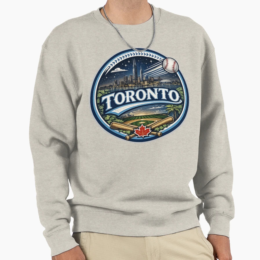Toronto Sports Logo City Fan Gift Hoodie - Fun Novelty Design Men Women - T-Shirt, Sweatshirt, Hoodie