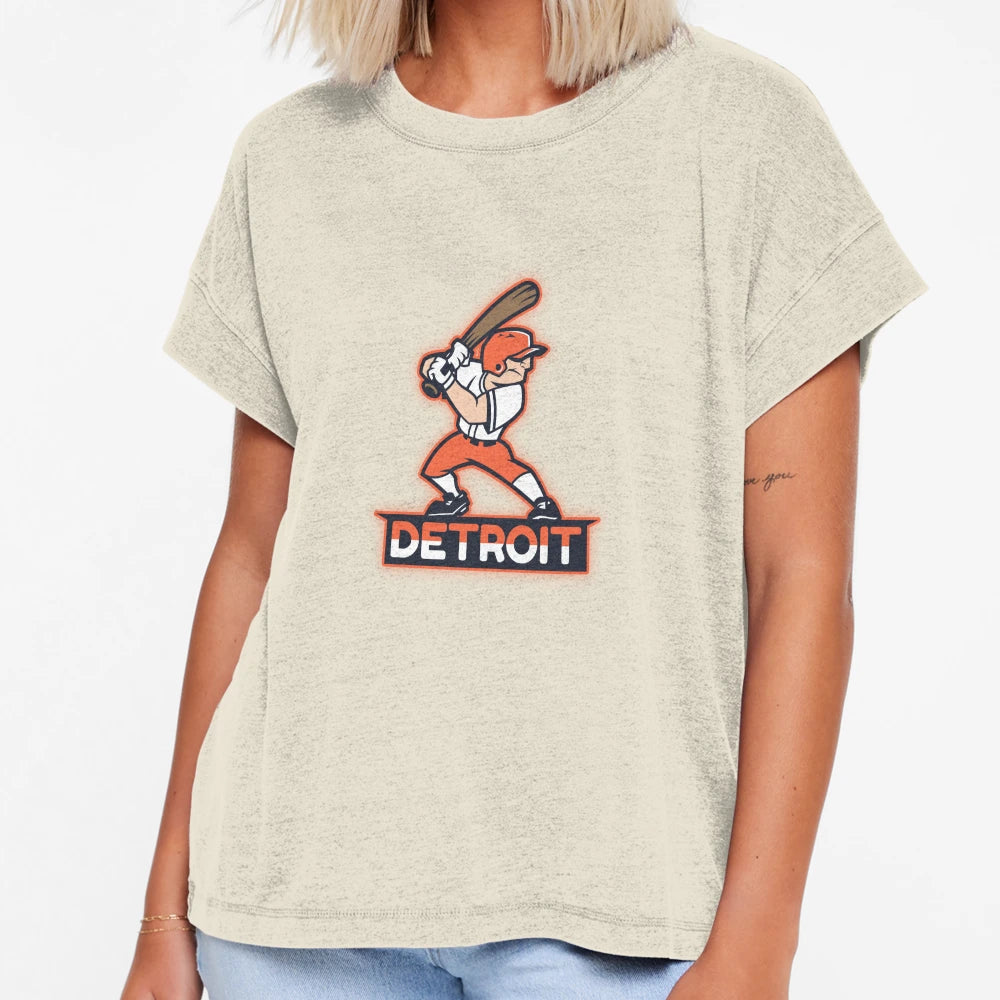 Detroit Baseball T-Shirt - Custom Art Print for Adults - T-Shirt, Sweatshirt, Hoodie