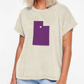 Utah Love Purple T-Shirt - Streetwear Style Men Women - T-Shirt, Sweatshirt, Hoodie