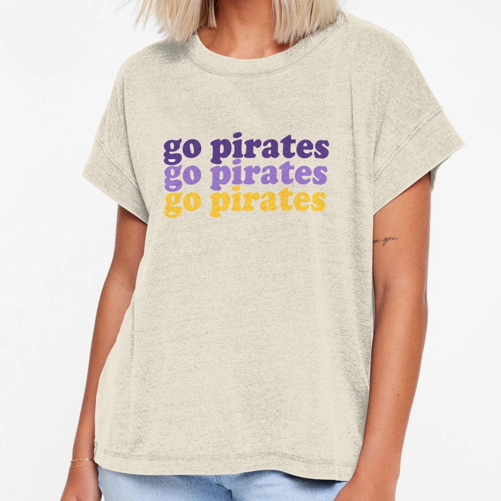 Go Pirates T-Shirt - Novelty Apparel Unisex - T-Shirt, Sweatshirt, Hoodie