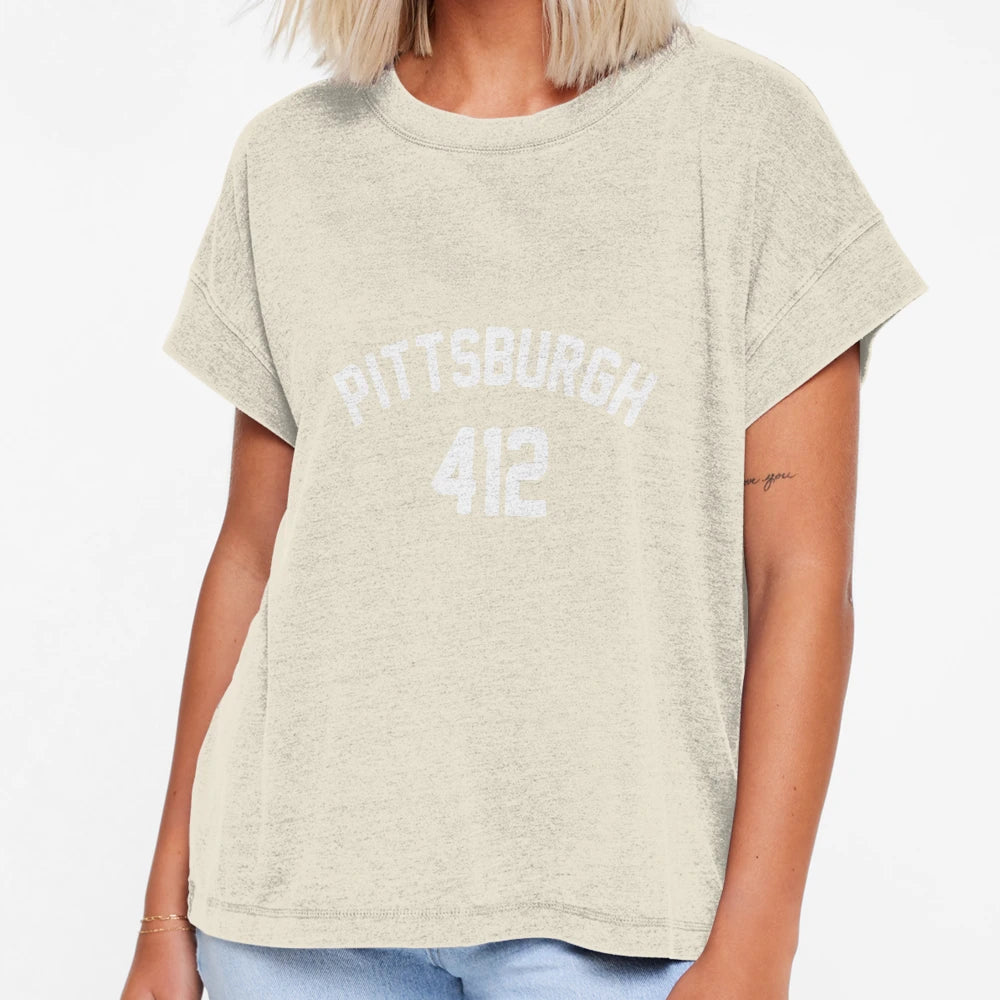 Pittsburgh 412 T-Shirt - Streetwear Style Unisex - T-Shirt, Sweatshirt, Hoodie