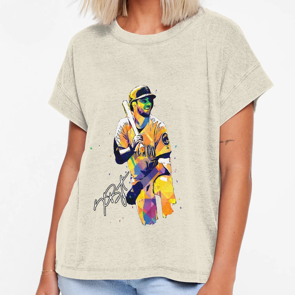Kris Bryant Art T-Shirt - Novelty Apparel for Adults - T-Shirt, Sweatshirt, Hoodie