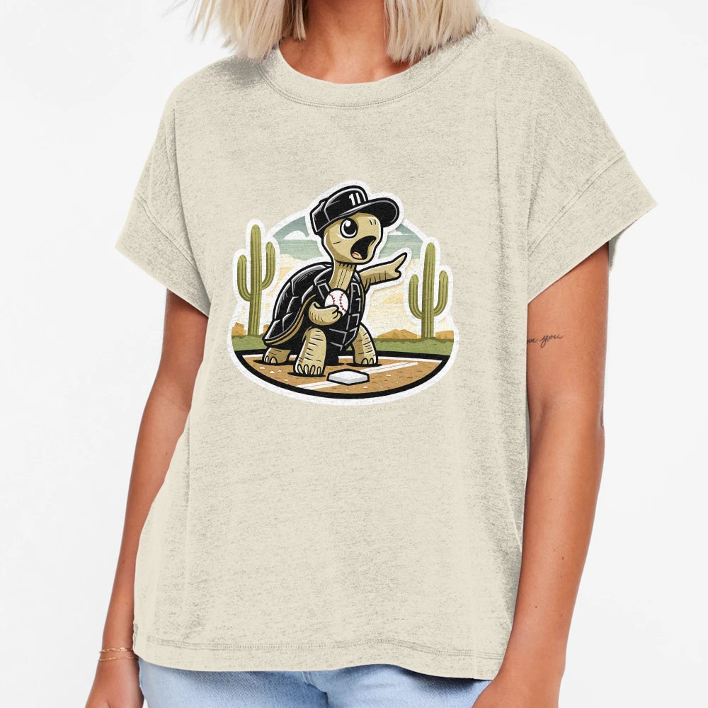 Desert Baseball Tortoise T-Shirt - Custom Art Print for Adults - T-Shirt, Sweatshirt, Hoodie