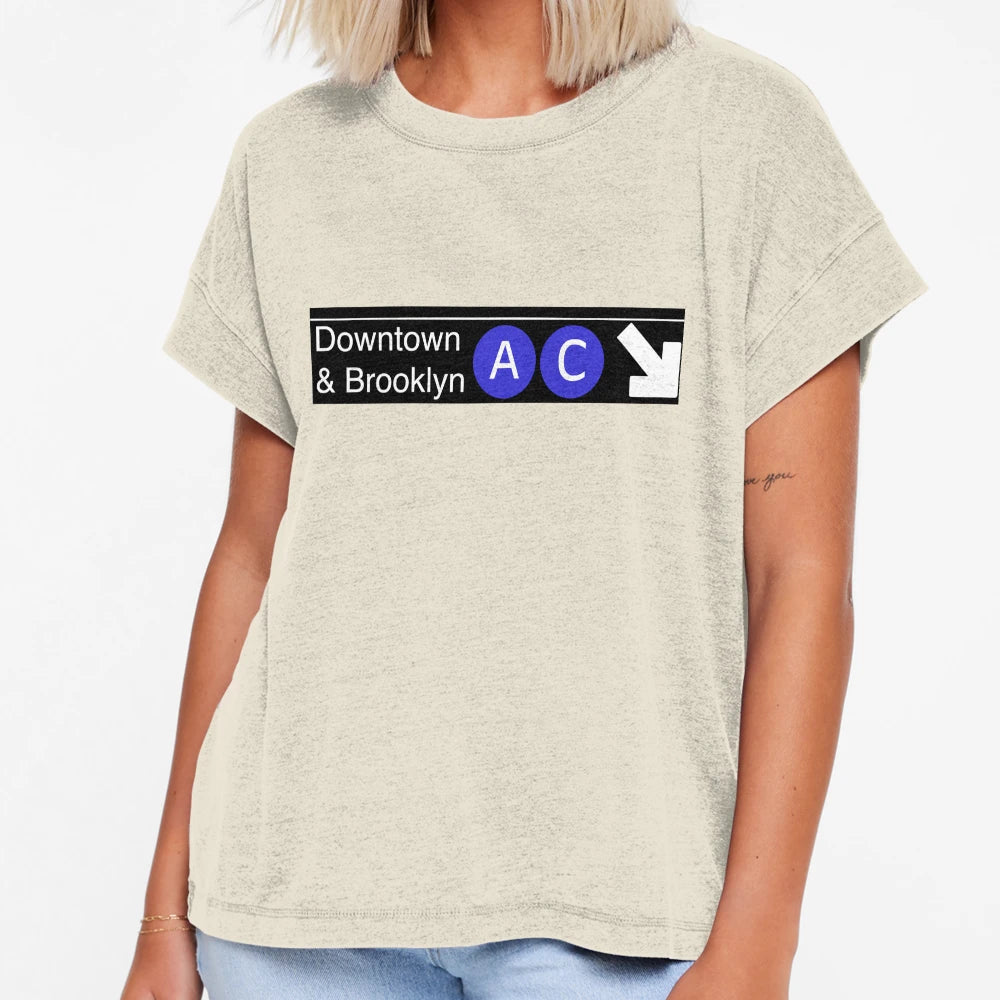 Nyc Subway Sign T-Shirt - Casual Everyday Wear Unisex - T-Shirt, Sweatshirt, Hoodie
