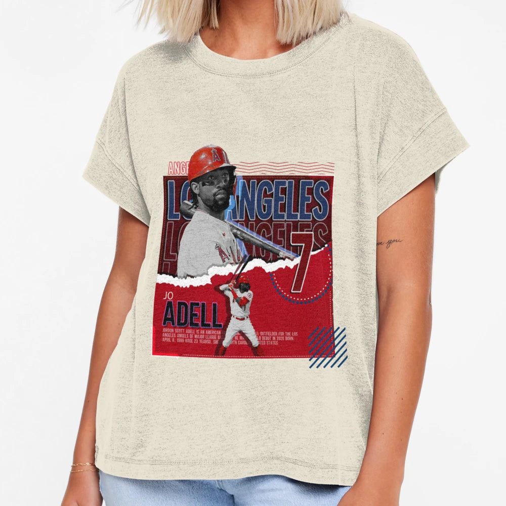 Jo Adell Baseball T-Shirt - Custom Art Print Unisex - T-Shirt, Sweatshirt, Hoodie