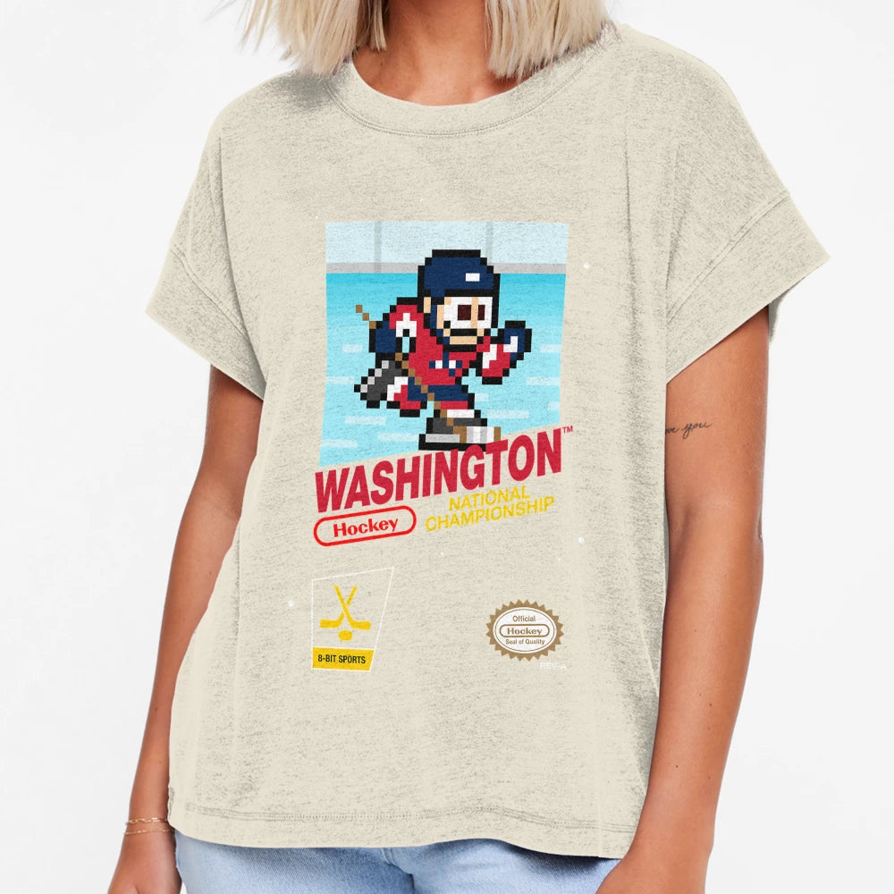 Washington Capitals T-Shirt - Minimalist Print for Adults - T-Shirt, Sweatshirt, Hoodie