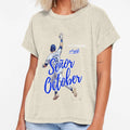 October Baseball Hero Playoff Energy Art T-Shirt - Graphic Print Unisex - T-Shirt, Sweatshirt, Hoodie