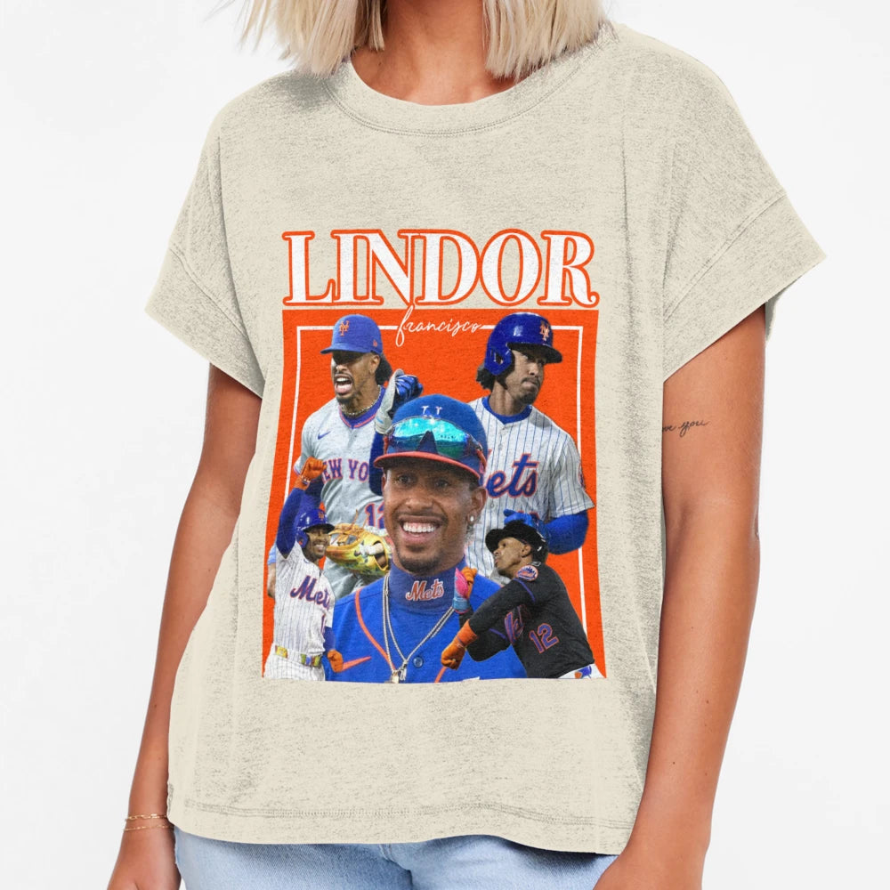Francisco Lindor T-Shirt - Trendy Graphic Men Women - T-Shirt, Sweatshirt, Hoodie