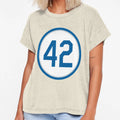Jackie Robinson 42 Jersey Number T-Shirt - Casual Everyday Wear Unisex - T-Shirt, Sweatshirt, Hoodie