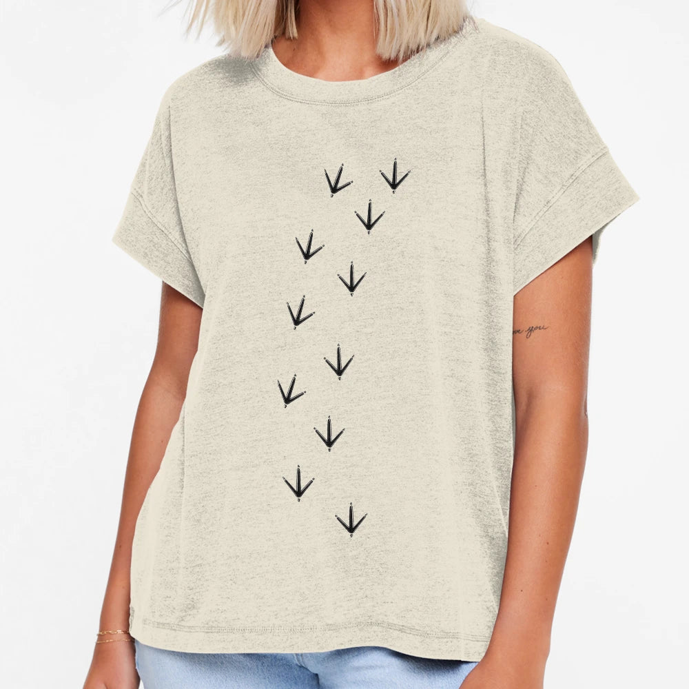 Turkey Footprints T-Shirt - Casual Everyday Wear for Adults - T-Shirt, Sweatshirt, Hoodie