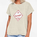 Washington Baseball Fan Dc Script T-Shirt - Fun Novelty Design for Adults - T-Shirt, Sweatshirt, Hoodie