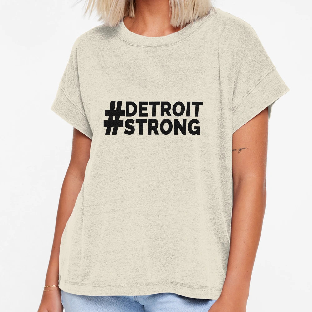 Detroitstrong Black T-Shirt - Novelty Apparel for Adults - T-Shirt, Sweatshirt, Hoodie
