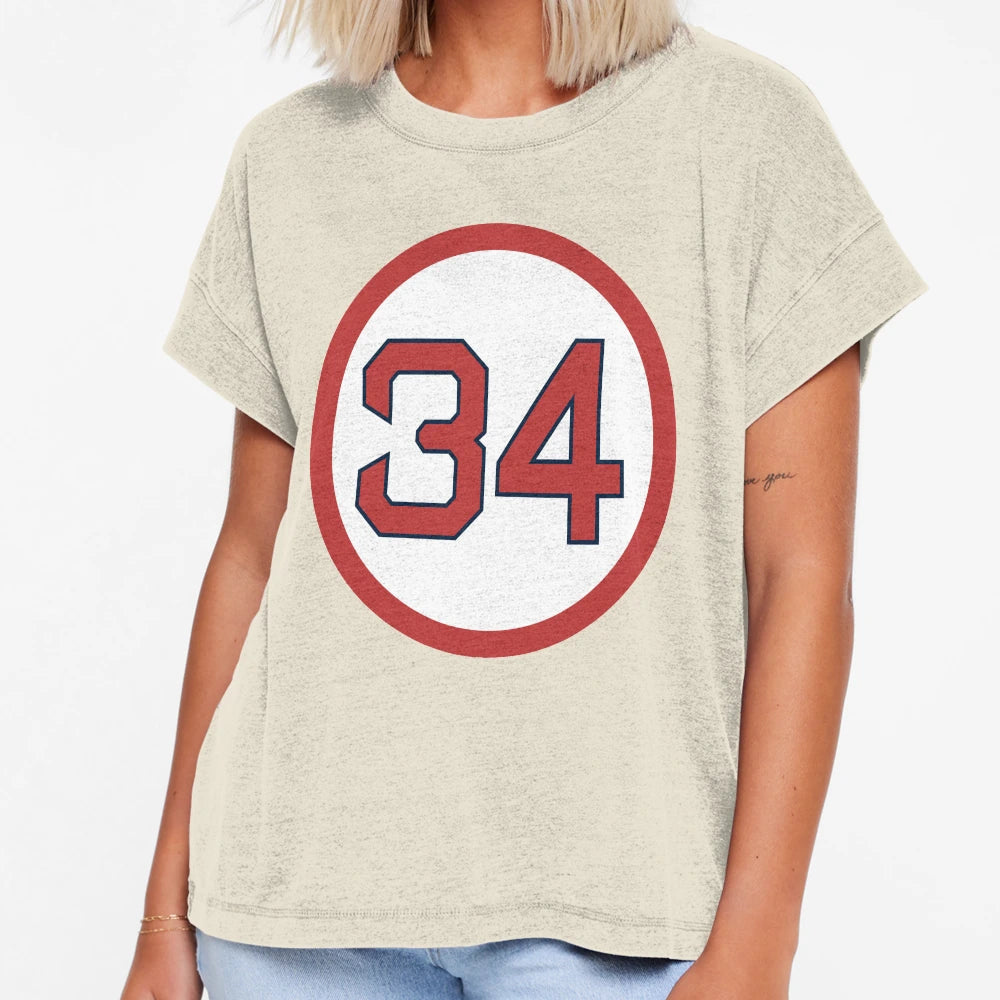 David Ortiz 34 Jersey Number T-Shirt - Streetwear Style for Adults - T-Shirt, Sweatshirt, Hoodie