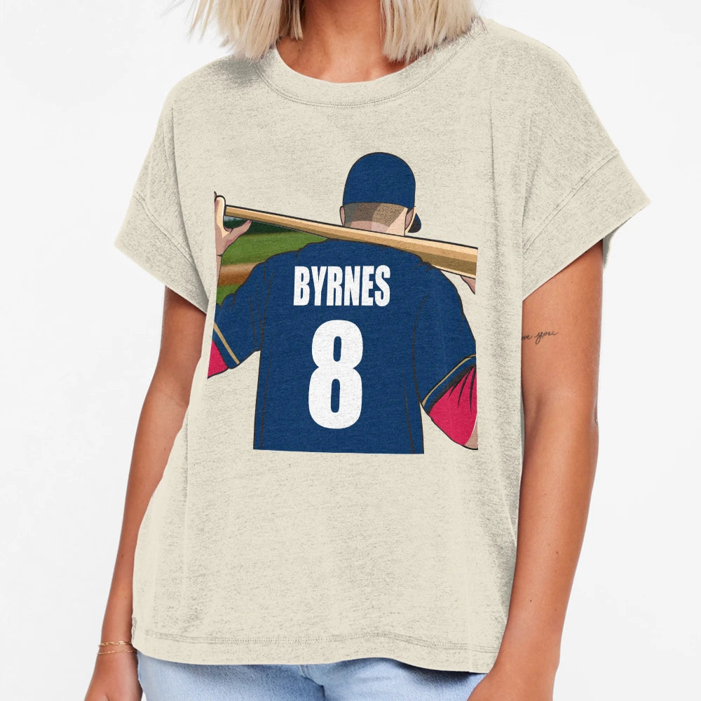 Byrnes Baseball T-Shirt - Custom Art Print Men Women - T-Shirt, Sweatshirt, Hoodie