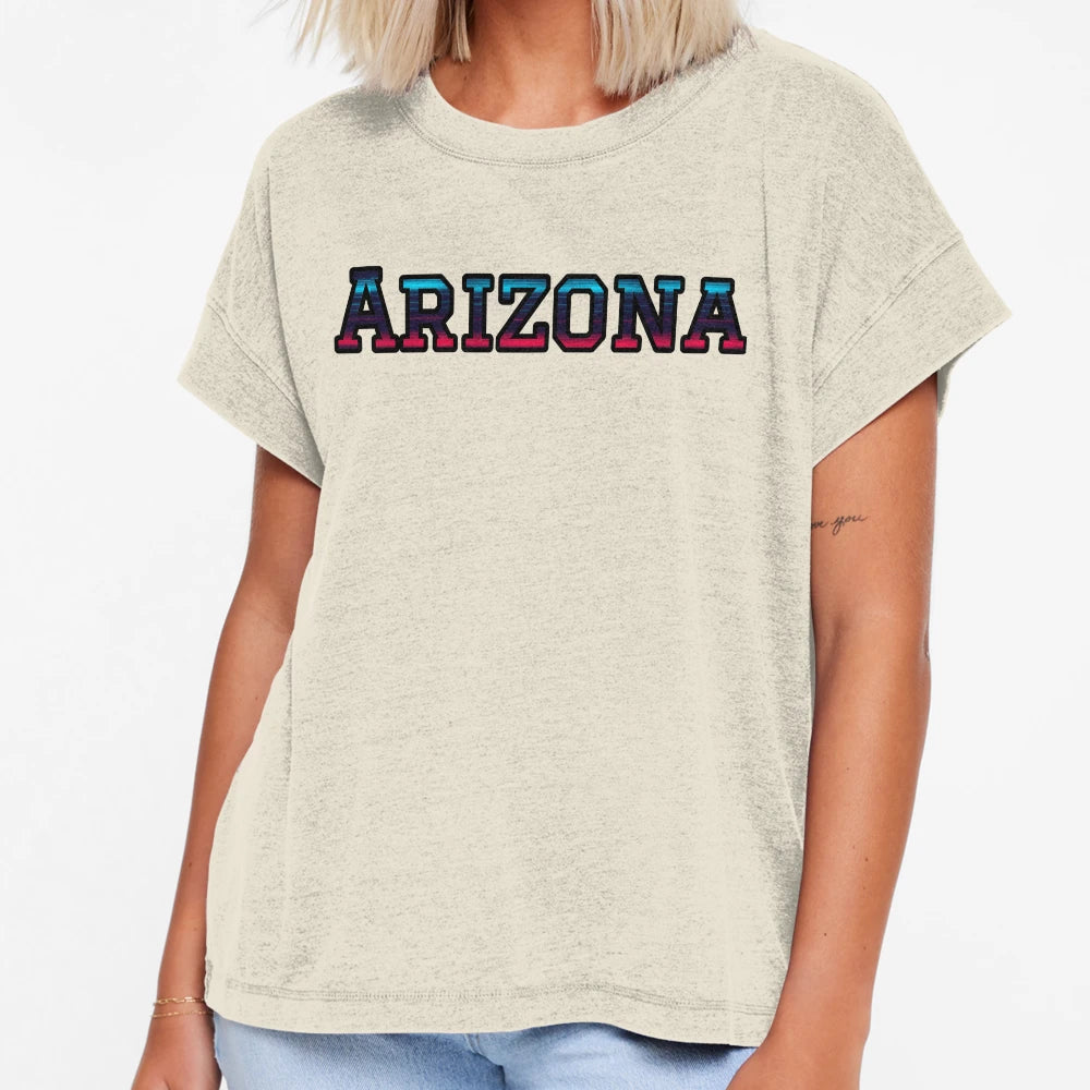 Arizona Travel Souvenir Red Navy T-Shirt - Custom Art Print for Adults - T-Shirt, Sweatshirt, Hoodie