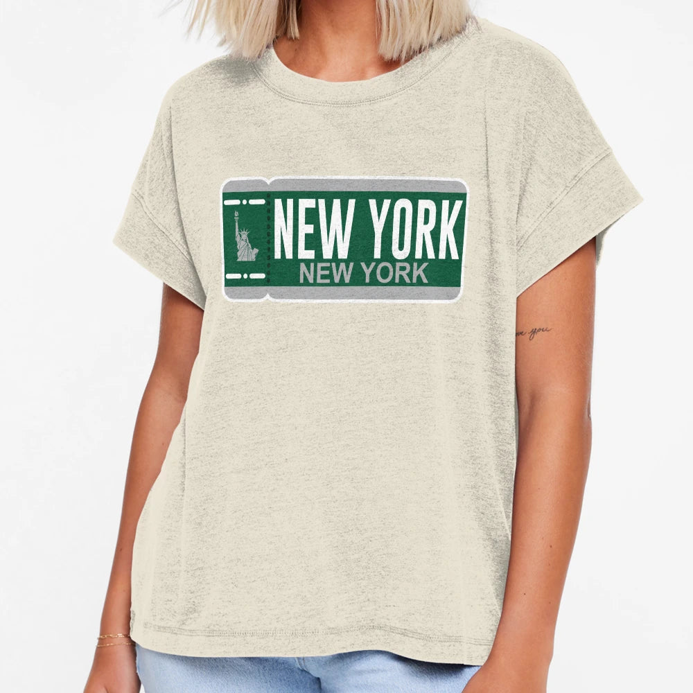 New York Ticket T-Shirt - Novelty Apparel Unisex - T-Shirt, Sweatshirt, Hoodie