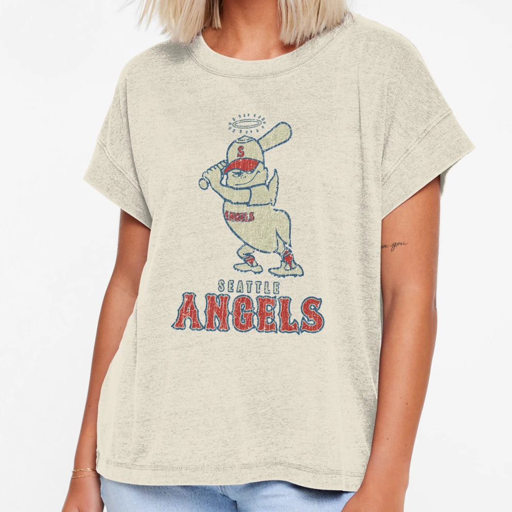 Seattle Angels T-Shirt - Minimalist Print for Adults - T-Shirt, Sweatshirt, Hoodie