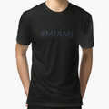 Miami Hashtag T-Shirt - Minimalist Print Unisex - T-Shirt, Sweatshirt, Hoodie
