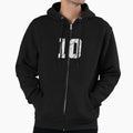 Baseball Birthday 10 Distressed Hoodie - Fun Novelty Design Men Women - T-Shirt, Sweatshirt, Hoodie