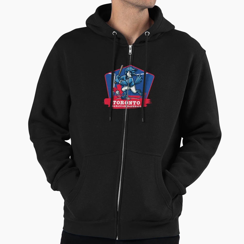 Usa Canadian Baseball Toronto Baseball Hoodie - Unique Graphic Unisex - T-Shirt, Sweatshirt, Hoodie