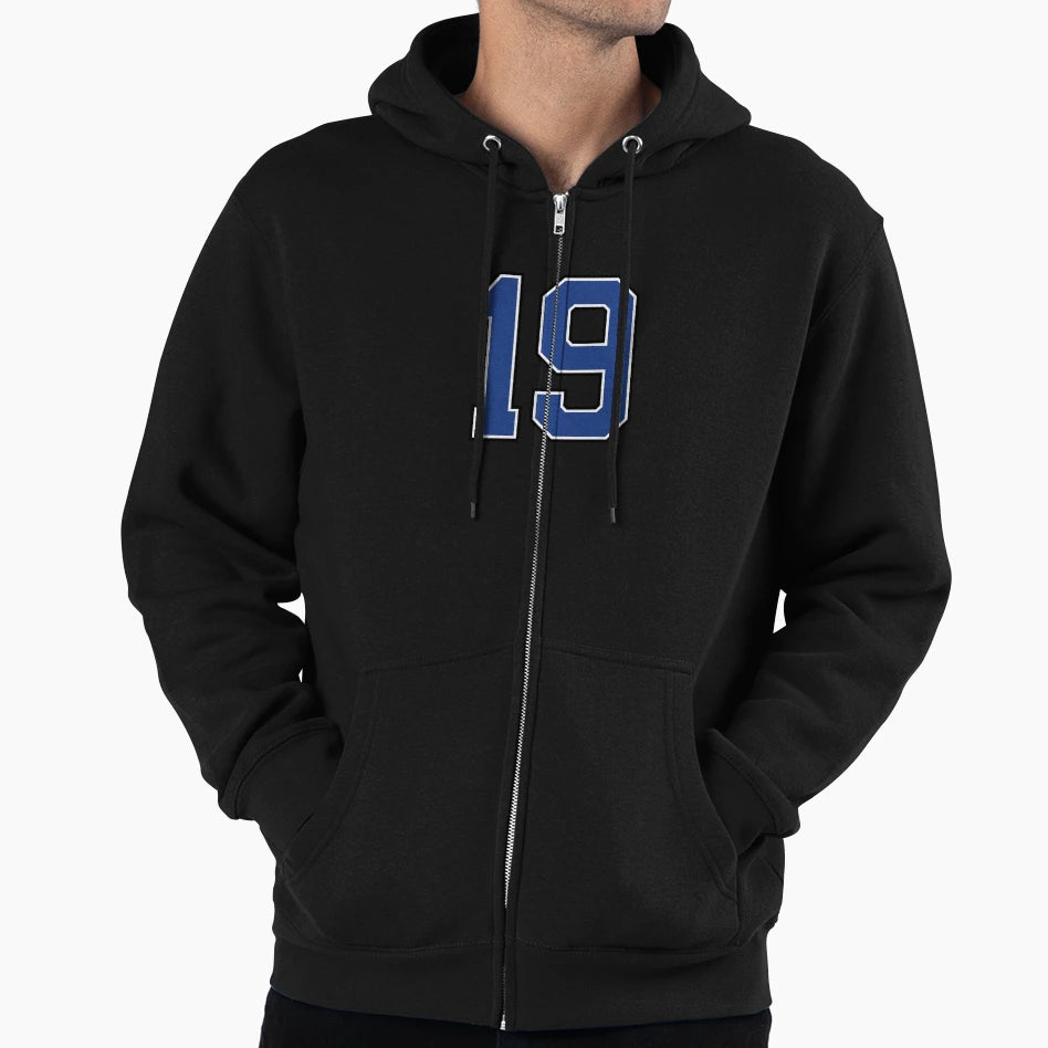 Number 19 Lucky Sports Jersey Nineteen Hoodie - Streetwear Style Unisex - T-Shirt, Sweatshirt, Hoodie