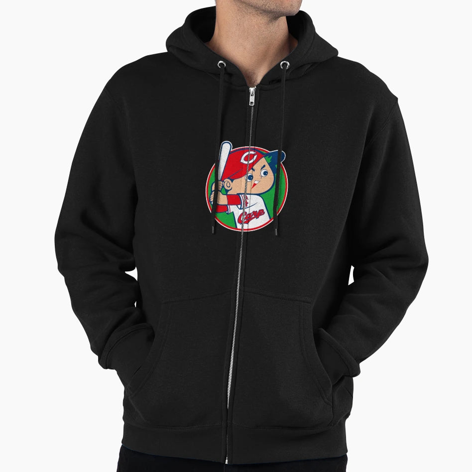 Hiroshima Toyo Carp Nippon Hoodie - Minimalist Print Men Women - T-Shirt, Sweatshirt, Hoodie